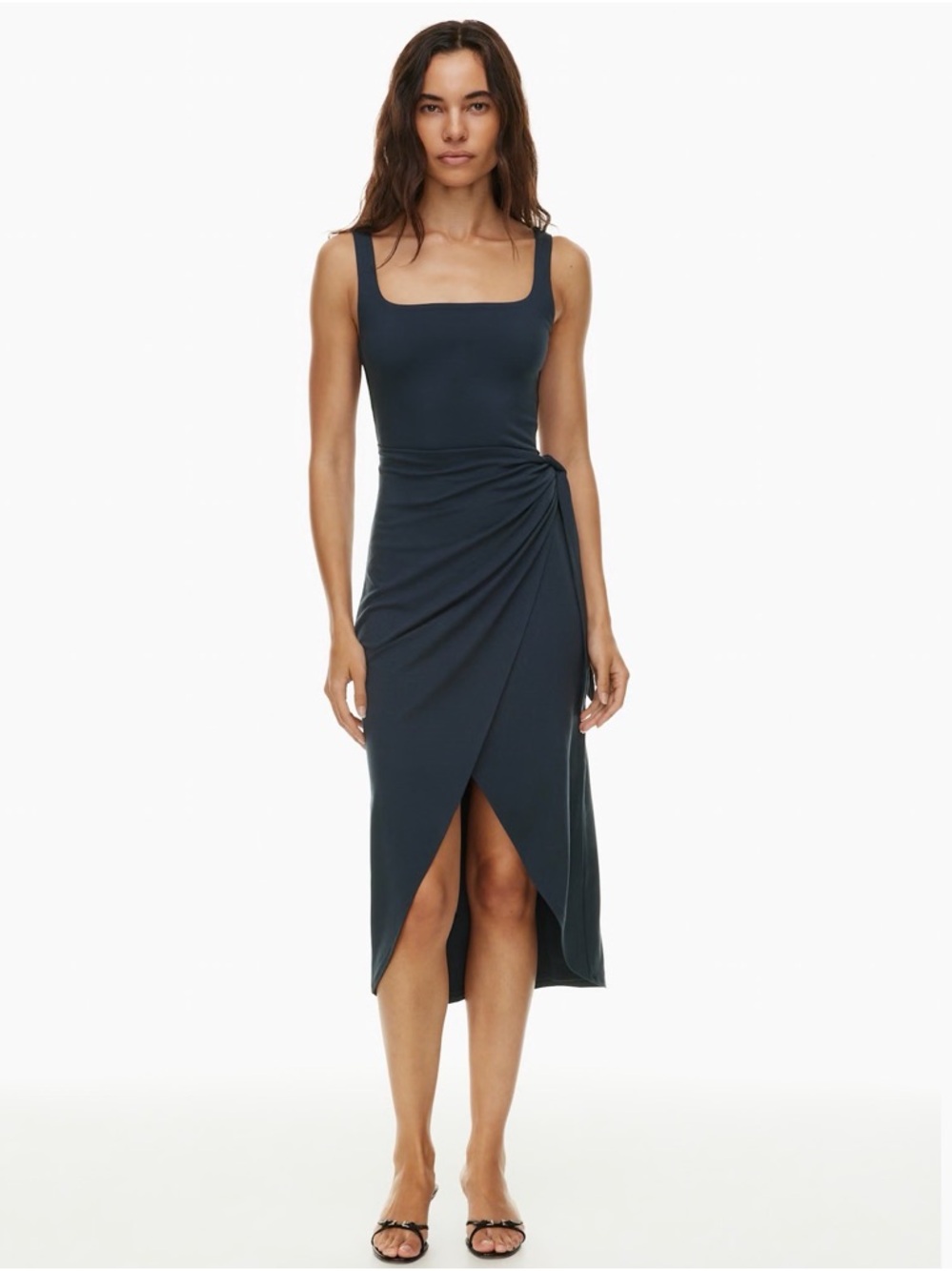 Wilfred Saturn Midi Dress - Navy